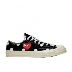 Кеды Comme Des Garcons Play в горошек 