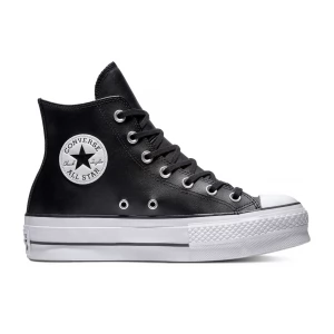 КЕДЫ CONVERSE КОЖАНЫЕ ЧЕРНО-БЕЛЫЕ ВЫСОКИЕ
