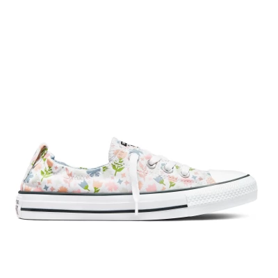 КЕДЫ CONVERSE БЕЛЫЕ С ПРИНТОМ НИЗКИЕ 