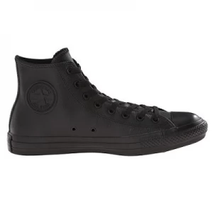 Кеды Converse кожаные черные высокие 