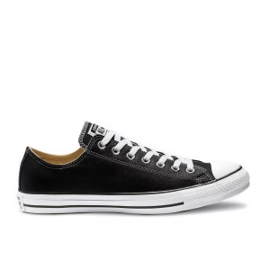 Кеды Converse кожаные черно-белые низкие